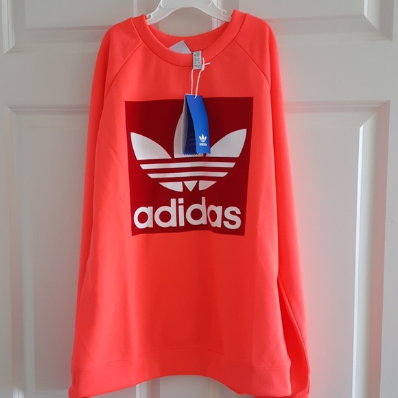 Adidas Trefoil Crewneck M Nwt - Picture 2 of 5